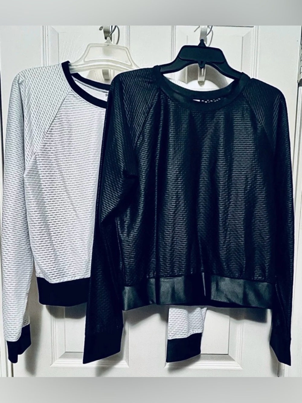 NWT Women’s Spalding Mesh Pullover X2 (Black & White) ~ Size XL